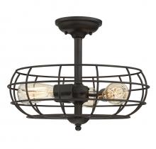 Savoy House 1-8075-3-13 - Scout 3-Light Ceiling Light in English Bronze