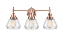 Innovations Lighting 447-3W-AC-G172 - Fulton - 3 Light - 25 inch - Antique Copper - Bath Vanity Light