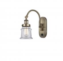 Innovations Lighting 918-1W-AB-G182S - Canton - 1 Light - 7 inch - Antique Brass - Sconce
