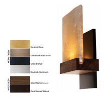 Cerno 03-170-R-W - Fortis - Oiled Walnut & Brushed Brass