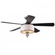 Fanimation LP8242SLCH - Fanimation LP8242SLCH Studio Victoria Harbor Collection Downrod Mount Ceiling Fan With Light Kit And